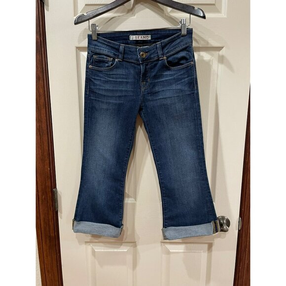 J Brand Womens Mayflower Skinny Crop Jeans Size 26 Dark Wash Cotton Blend Comfor - Picture 7 of 9